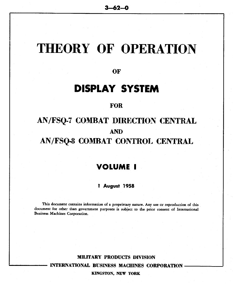 Title sheet for A/N FSQ-7