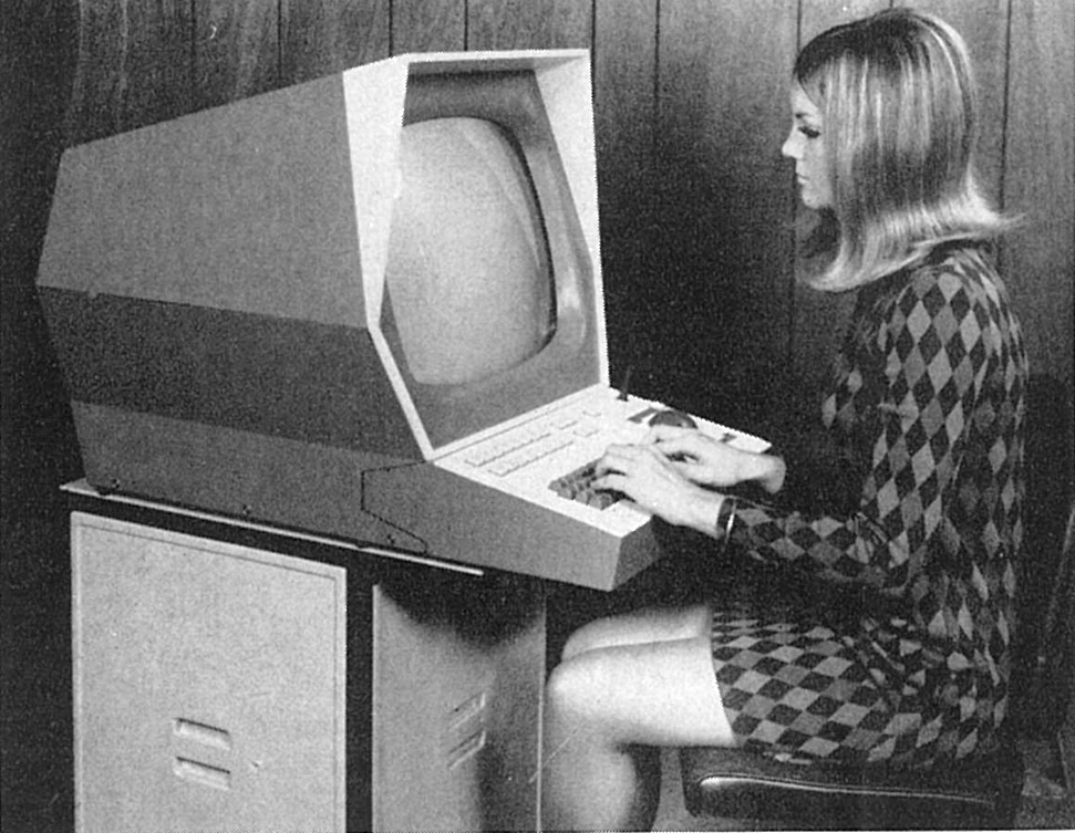 DatagraphiX 1072 Charactron based terminal, circa 1970