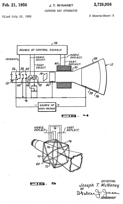 US Patent 2275017 Cathode Ray Apparatus
