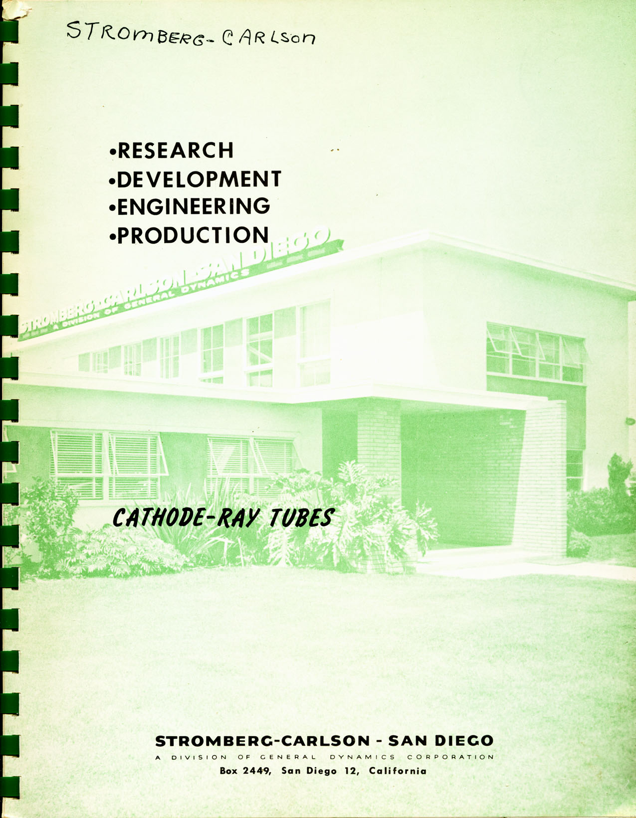 Stromberg-Carlson Charactron